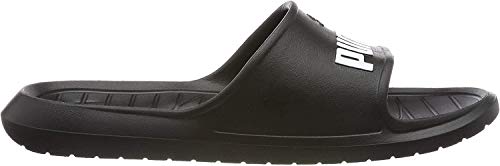 PUMA DIVECAT V2, Sandalias deslizantes Unisex-Adulto, Negro Black White, 44.5 EU PUMA DIVECAT V2, Sandalias deslizantes Unisex-Adulto, Negro Black White, 44.5 EU