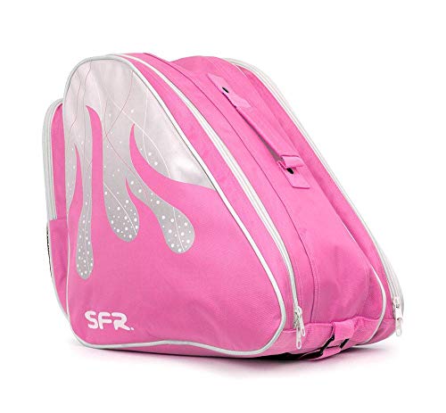 Sfr Skates Pro Ice Bag Bolsa para Patines Patinaje Infantil, Juventud Unisex, Rosa (Pink), Talla Única