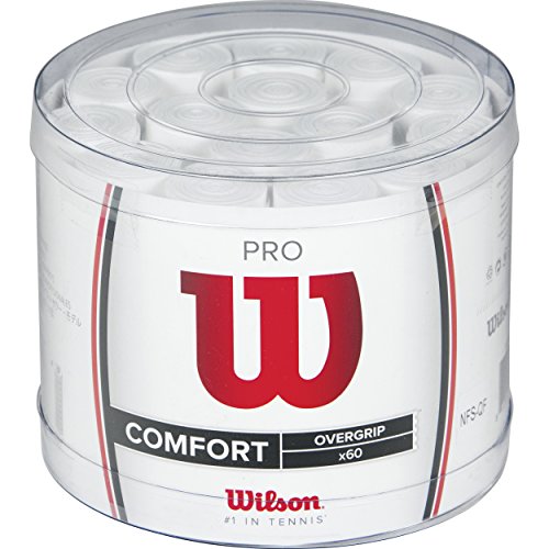 Wilson Juego de sobreempuñaduras Pro, 60 recambios, Blanco, WRZ4024WH