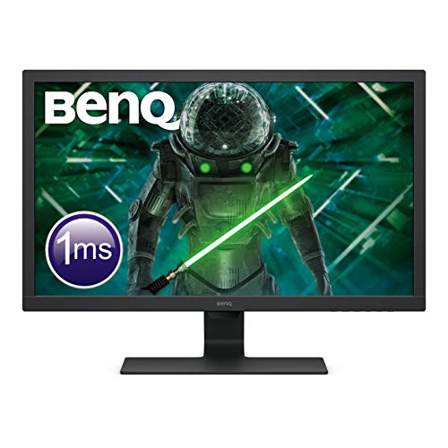 BenQ GL2780 - Monitor Gaming de 27" FullHD (1920x1080, 1ms, 75Hz, HDMI, DisplayPort, DVI, VGA, Altavoces, Eye-care, Sensor Brillo Inteligente, Flicker-free, Low Blue Light, antireflejos) - Color Negro