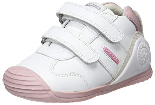 Biomecanics 151157-2, Zapatillas de Estar por casa para Bebés, Blanco (Blanco Y Rosa (Sauvage) G), 21 EU Biomecanics 151157-2, Zapatillas de Estar por casa para Bebés, Blanco (Blanco Y Rosa (Sauvage) G), 21 EU