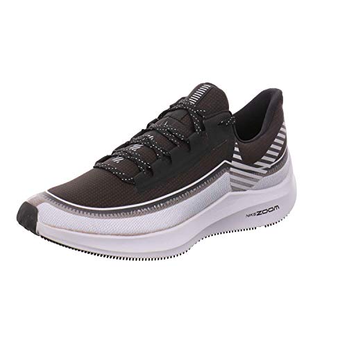 Nike Zoom Winflo 6 Shield, Zapatillas de Atletismo para Hombre, Multicolor (Black/Reflect Silver/Wolf Grey 001), 44.5 EU