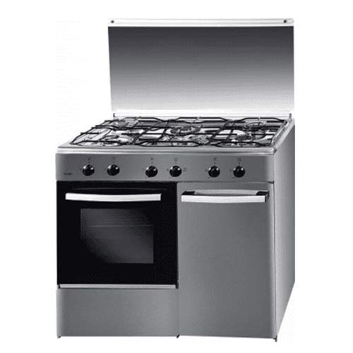 Svan Cocina SVK9552GBI 5 Fuegos Gas butano Porta Bombonas, INOX