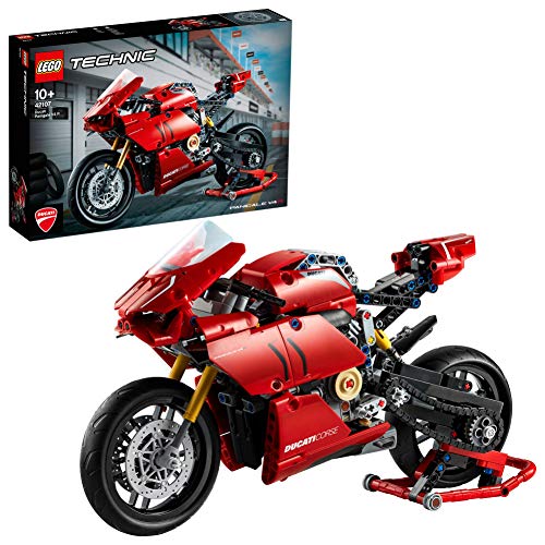 Technic Ducati Panigale V4 R Motocicleta, Modelo de Exhibición Superbike coleccionable, multicolor (Lego ES 42107) Technic Ducati Panigale V4 R Motocicleta, Modelo de Exhibición Superbike coleccionable, multicolor (Lego ES 42107)