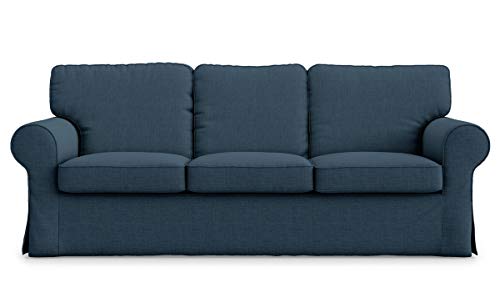 TLY Funda de sofá de 3 plazas de poliéster Ektorp Hecha para la Funda de sofá de 3 plazas IKEA Ektorp