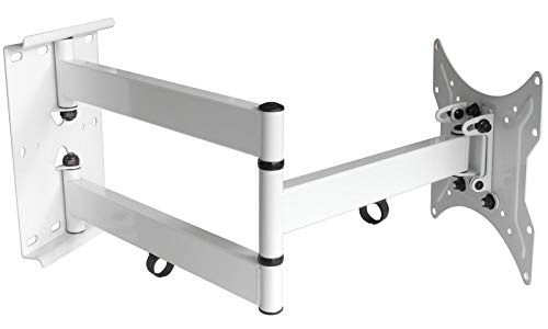 DRALL INSTRUMENTS Monitor TV PC Soporte de Pared Blanco hasta 65 cm Extensible VESA 100, VESA 200 inclinable para monitores LED LCD TFT TV PC Pantallas Planas Modelo: L22W DRALL INSTRUMENTS Monitor TV PC Soporte de Pared Blanco hasta 65 cm Extensible VESA 100, VESA 200 inclinable para monitores LED LCD TFT TV PC Pantallas Planas Modelo: L22W
