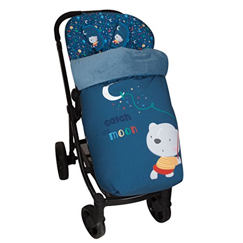 Saco de Bebé Universal Silla Polar COMPLETO + Cubre Arnés de regalo, desmontable, tejido trasero 3D