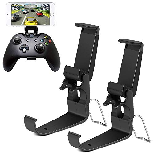 HJD Store 2 unidades de soporte para teléfono móvil, soporte plegable para smartphones para iPhone/One-Plus/LG/Huawei/HTC, compatible con Xbox One/Steelseries Nimbus/Steam Controller HJD Store 2 unidades de soporte para teléfono móvil, soporte plegable para smartphones para iPhone/One-Plus/LG/Huawei/HTC, compatible con Xbox One/Steelseries Nimbus/Steam Controller