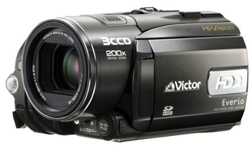JVC HD Everio GZ-HD3 - Videocámara (CMOS, 0,43 MP, 1/0,197 mm (1/5"), 10x, 200x, 3,2-32 mm) Negro