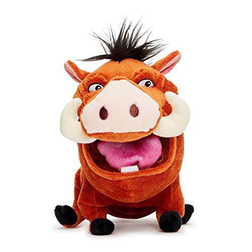 Posh Paws- Pumba de Pedos del Rey león de Disney en Caja de Regalo, 25 cm, Color marrón/Negro/Blanco, 27 cm (37288) Posh Paws- Pumba de Pedos del Rey león de Disney en Caja de Regalo, 25 cm, Color marrón/Negro/Blanco, 27 cm (37288)