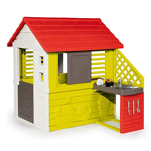 Smoby Nature II - Casa Infantil con Cocina y Accesorios, Color Verde (810713) Smoby Nature II - Casa Infantil con Cocina y Accesorios, Color Verde (810713)