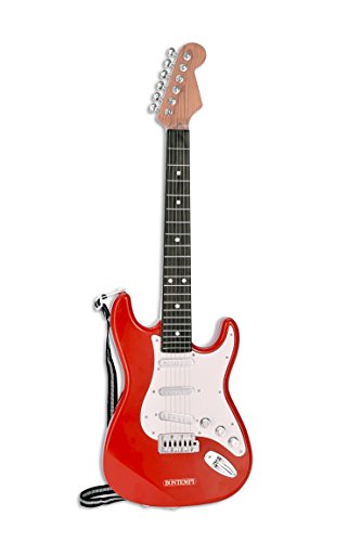 Bontempi Electronic Rock Guitar - Juguetes Musicales (Juguete Musical, Guitarra, 5 año(s), Niño/niña, Negro, Rojo, Blanco, Madera, Italia)