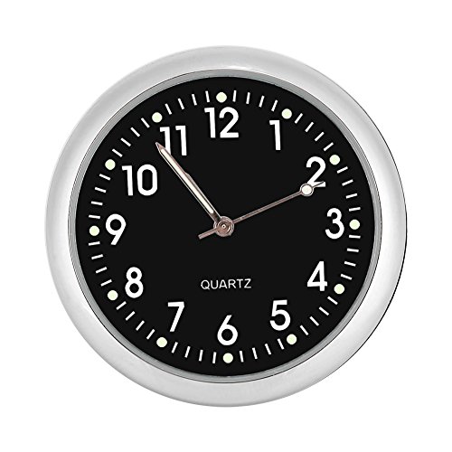 Coche Salpicadero reloj clásico pequeño mesa redonda reloj de cuarzo en placa con luminated luz Mini Noctilucent reloj relojes para la decoración de Auto Coche Salpicadero reloj clásico pequeño mesa redonda reloj de cuarzo en placa con luminated luz Mini Noctilucent reloj relojes para la decoración de Auto