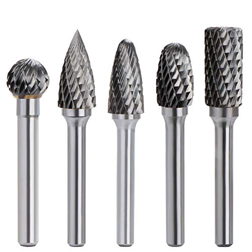 Escofina 5stk – Fresa Metal Lápices Set Taladro Bit fresas de diamante Rotary Archivo Tungsteno Acero Herramientas Rotary Burr(6 x 10mm). Escofina 5stk – Fresa Metal Lápices Set Taladro Bit fresas de diamante Rotary Archivo Tungsteno Acero Herramientas Rotary Burr(6 x 10mm).