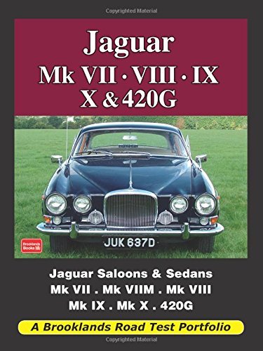 Jaguar Mk Vii, Viii, Ix, X & 420G (Road Test Portfolio) by Brooklands Books Ltd (2009-07-01)