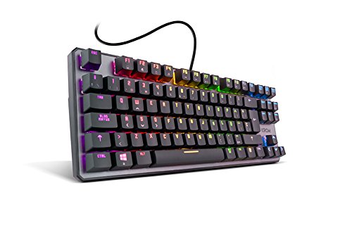 Krom Kernel Tkl - NXKROMKRNLTKL - Teclado Mecánico Español Gaming RGB, Color Negro. Krom Kernel Tkl - NXKROMKRNLTKL - Teclado Mecánico Español Gaming RGB, Color Negro.