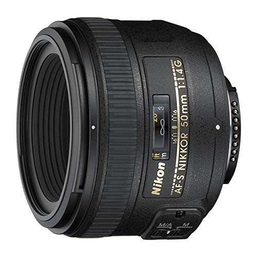 Nikon AF-S 50mm F1.4 G - Objetivo para Nikon (distancia focal fija 50mm, apertura f/1.4) color negro Nikon AF-S 50mm F1.4 G - Objetivo para Nikon (distancia focal fija 50mm, apertura f/1.4) color negro