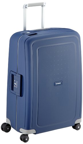 Samsonite S'Cure Spinner - Maleta de equipaje, M (69 cm - 79 L), Azul (Dark Blue)