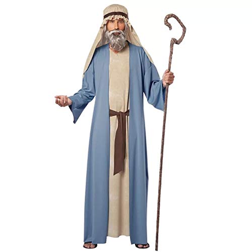 thematys® Disfraz de Jesus Pastor de ovejas para Hombre Cosplay, Carnaval y Halloween - Talla única 160-180cm