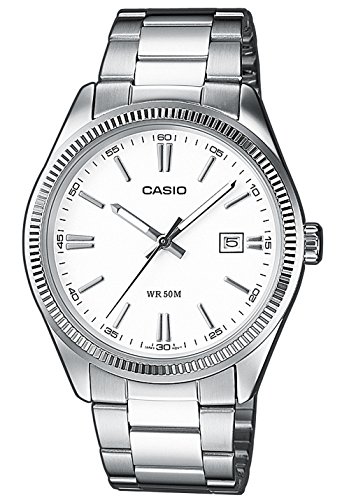 Casio Reloj Analogico para Hombre de Cuarzo con Correa en Acero Inoxidable MTP-1302PD-7A1VEF