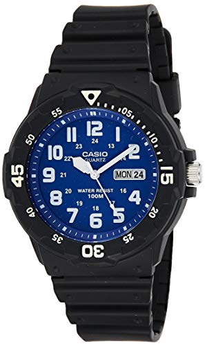 Casio Reloj Analogico para Hombre de Cuarzo con Correa en Resina MRW-200H-2B2VEF