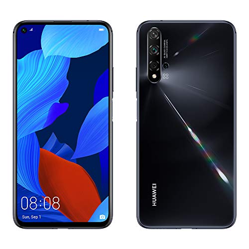HUAWEI nova 5T - Smartphone de 6.26'' (6 GB RAM+128 GB ROM, 5 cámaras IA, FullView Display, sensor de huella lateral, 3750 mAh) Dual-SIM, Android HUAWEI nova 5T - Smartphone de 6.26'' (6 GB RAM+128 GB ROM, 5 cámaras IA, FullView Display, sensor de huella lateral, 3750 mAh) Dual-SIM, Android