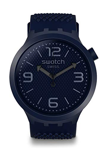 Swatch Reloj Analógico para Hombre de Cuarzo con Correa en Silicona SO27N100
