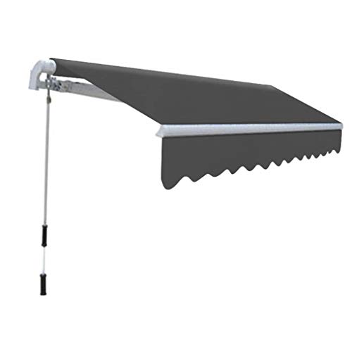 Tidyard Toldo Plegable de Pared Toldo Persiana de Ventana Exterior para Patio Balcón Jardín Terraza,Estructura de Aluminio,Controlado Manualmente,300cm Gris Antracita Tidyard Toldo Plegable de Pared Toldo Persiana de Ventana Exterior para Patio Balcón Jardín Terraza,Estructura de Aluminio,Controlado Manualmente,300cm Gris Antracita