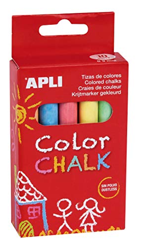 APLI Kids- Tiza, Colores surtidos-10 uds, Unica (14574)