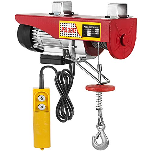 Mophorn Polipasto Electrico Elevador Eléctrico 300kg Montacargas Eléctrico para Garage y Levantar Herramientos Pesados 12m / 40ft Mophorn Polipasto Electrico Elevador Eléctrico 300kg Montacargas Eléctrico para Garage y Levantar Herramientos Pesados 12m / 40ft