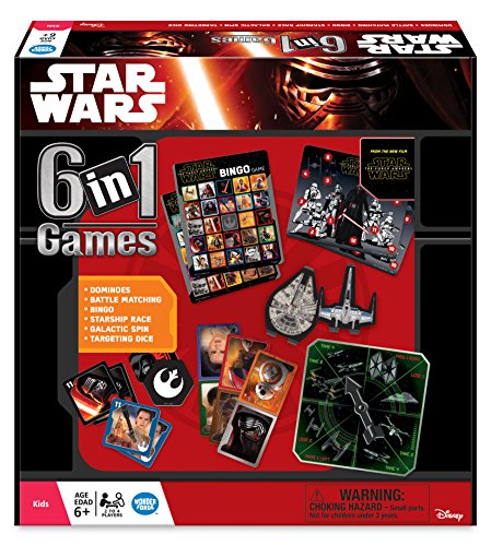 Ravensburger - Juegos de Miniatura Star Wars, 6 en 1, de 2 a 4 Jugadores (22482) (versión en inglés)