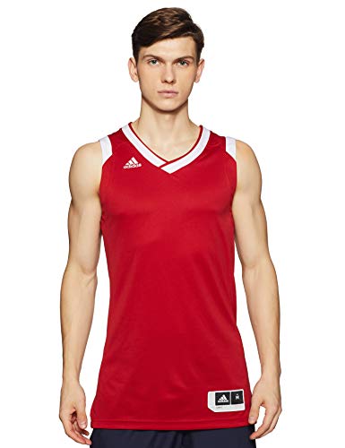 adidas Crzy Explo Jers Camiseta de Tenis de Baloncesto, Hombre, Rojo (Rojpot/Blanco), 4XL
