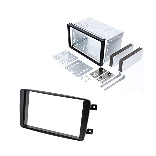 Audi OPro 32406 A299 – Set de Radio Doble DIN para Radio de Coche para Mercedes Clase C W203, CLK W209, Viano, Vito Marco de Montaje Bandeja de Metal ISO DIN Audi OPro 32406 A299 – Set de Radio Doble DIN para Radio de Coche para Mercedes Clase C W203, CLK W209, Viano, Vito Marco de Montaje Bandeja de Metal ISO DIN