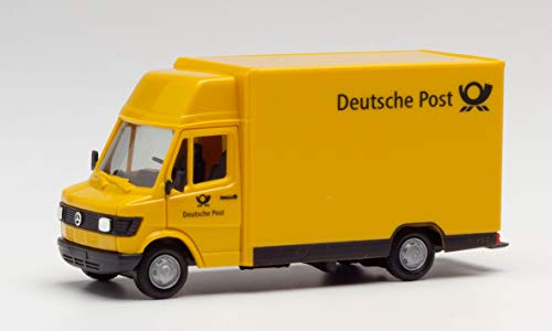 herpa- Mercedes-Benz 207D Kögel Deutsche Post vehículo en Miniatura para artesanía, coleccionismo y como Regalo, Color Colour (094207)