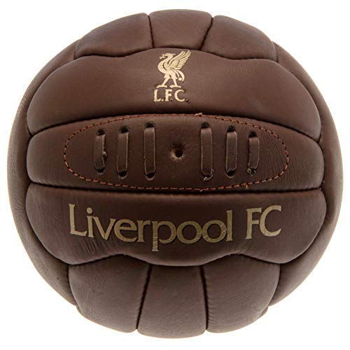 Liverpool F.C. LI03478 Heritage - Balón de fútbol, Color marrón, Talla 5