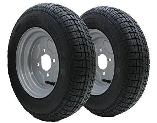 Parnells 2-10"Pulgadas Rueda de Remolque y neumático 145R10 Radial 500kgs 84N 4 Perno 4" PCD Parnells 2-10"Pulgadas Rueda de Remolque y neumático 145R10 Radial 500kgs 84N 4 Perno 4" PCD