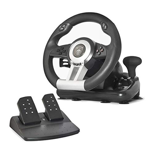 Spirit Of Gamer SOG-RWP - Volante de Juego para Ordenador portátil/PS2/PS3, Color Negro Spirit Of Gamer SOG-RWP - Volante de Juego para Ordenador portátil/PS2/PS3, Color Negro