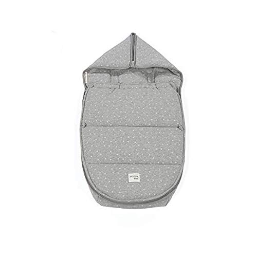 Walking Mum. Saco Grupo 0 Dreamer. Funda para dormir de bebé. Tejido de punto para entretiempo. Uso universal, compatible con la mayoría de cochecitos. Color Gris. Medidas 40 x 80 cm. Walking Mum. Saco Grupo 0 Dreamer. Funda para dormir de bebé. Tejido de punto para entretiempo. Uso universal, compatible con la mayoría de cochecitos. Color Gris. Medidas 40 x 80 cm.