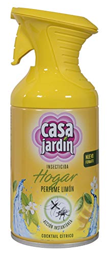 Casa Jardín Insecticida Aerosol | Acción Instantánea| Hogar Libre de Insectos |, Perfume Cocktail Cítrico | Contenido 250 ml