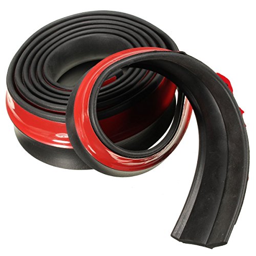 Haehne Coche Alerón Delantero, 2.5m / 8.2ft Universal Coche Pegatina Lip Skirt Protector Coche Delantera Lip Bumper Coche Caucho, 60mm Anchura Haehne Coche Alerón Delantero, 2.5m / 8.2ft Universal Coche Pegatina Lip Skirt Protector Coche Delantera Lip Bumper Coche Caucho, 60mm Anchura