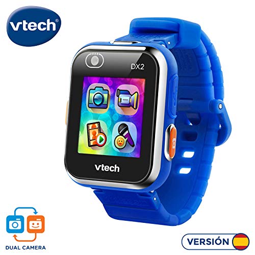 VTech 3480-193822 Kidizoom Smart Watch DX2 - Reloj inteligente para niños con doble cámara, color azul