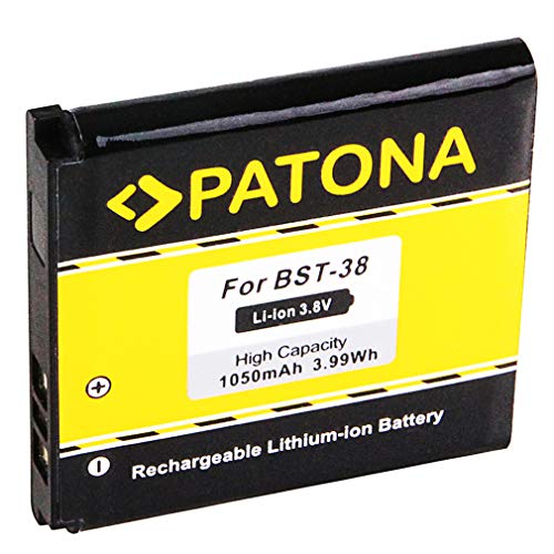 Batería BST-38 para Sony Ericsson C510 | C902 | C905 | Jalou (F100i) | K770i | K850i | R300 | R306 | S312 | S500i | T303 | T650i | W580i | W760i | W902 | W980 | W995 | Xperia X10 mini pro | Yendo W150i | Z770i [ Li-ion 1050mAh / 3.8V ]
