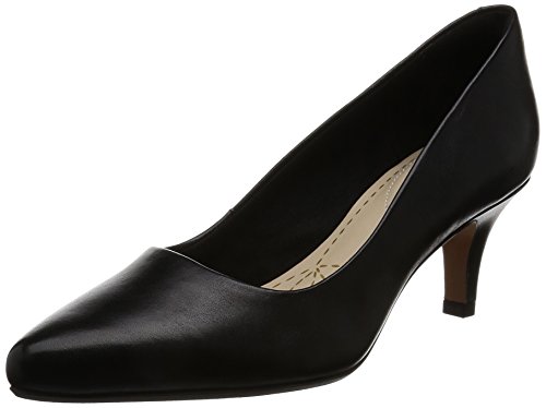 Clarks Isidora Faye, Zapatos de Tacón para Mujer, Negro (Black Leather-), 39.5 EU
