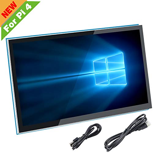 para Pantalla Raspberry Pi 4, Monitor de Pantalla táctil capacitiva HDMI de 5 Pulgadas - Pantalla LCD HD de 800x480 (Compatible con Pi 4 y Pi 3 B +, Windows)