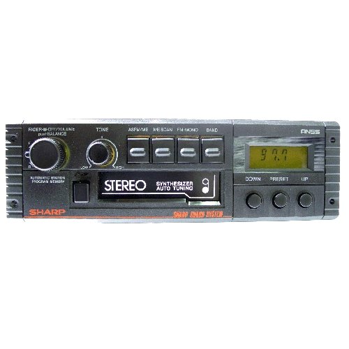 Radio-Casete Estéreo para coche SHARP RG-F554E(BK) - Sintonizador PLL digital con 15 presintonias, control de tonos y balance Radio-Casete Estéreo para coche SHARP RG-F554E(BK) - Sintonizador PLL digital con 15 presintonias, control de tonos y balance