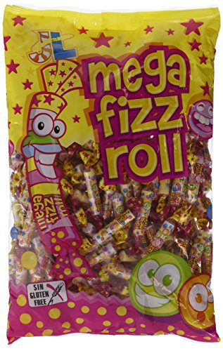 Rollitos - Mega Fizz Roll - Caramelo comprimido - 1100 g Rollitos - Mega Fizz Roll - Caramelo comprimido - 1100 g