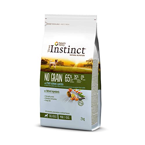 True Instinct Pienso sin Cereales para Perros Adultos de Razas Pequeñas, 2 kg, Pack de 1