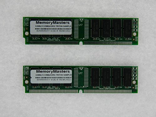 64 MB (2 x 32MB 72pin SIMM – memoria para Korg Triton Studio, Triton extrema, Triton accesorio de RAM