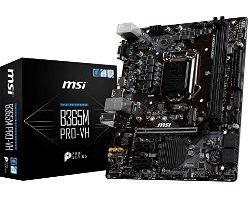 MSI B365M Pro-VH - Placa Base (Intel, LGA 1151 (Zócalo H4), Intel® Celeron®, Intel® Core™ i3, Intel Core i5, Intel Core i7, Intel Core i9, Intel® Pentium®, DDR4-SDRAM, DIMM, 2133,2400,2666 MHz) MSI B365M Pro-VH - Placa Base (Intel, LGA 1151 (Zócalo H4), Intel® Celeron®, Intel® Core™ i3, Intel Core i5, Intel Core i7, Intel Core i9, Intel® Pentium®, DDR4-SDRAM, DIMM, 2133,2400,2666 MHz)