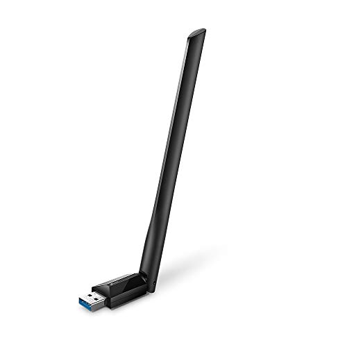 [Nuevo] TP-Link Archer T3U Plus AC1300 - Adaptador Wi-Fi Dual Band USB, Doble Banda con Antena Externa y Señal Potente, Turbo 256QAM, Ideal para Teletrabajo